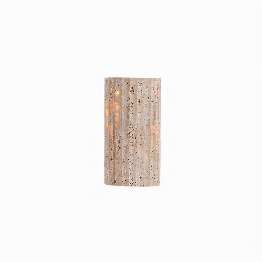 Phaelthas | Travertine Wall Light - Detail View #5 | HomeCartel