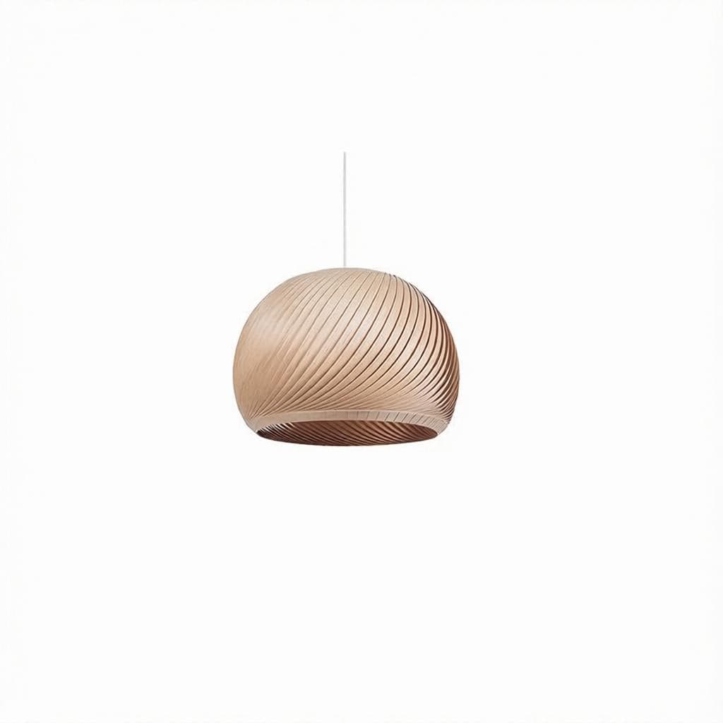 Lunieth A | Wood Pendant Light - Detail View #2 | HomeCartel