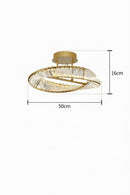Marnell | Semi Flush Mounted Light