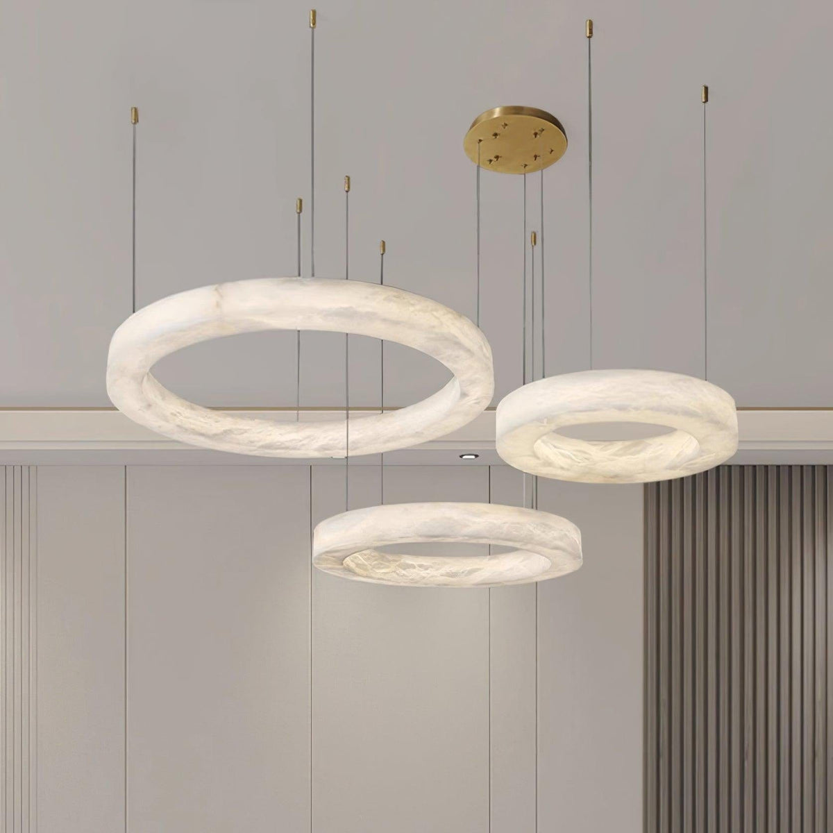 Olvenra Trois | Alabaster Chandelier - Modern Chandelier | HomeCartel Philippines
