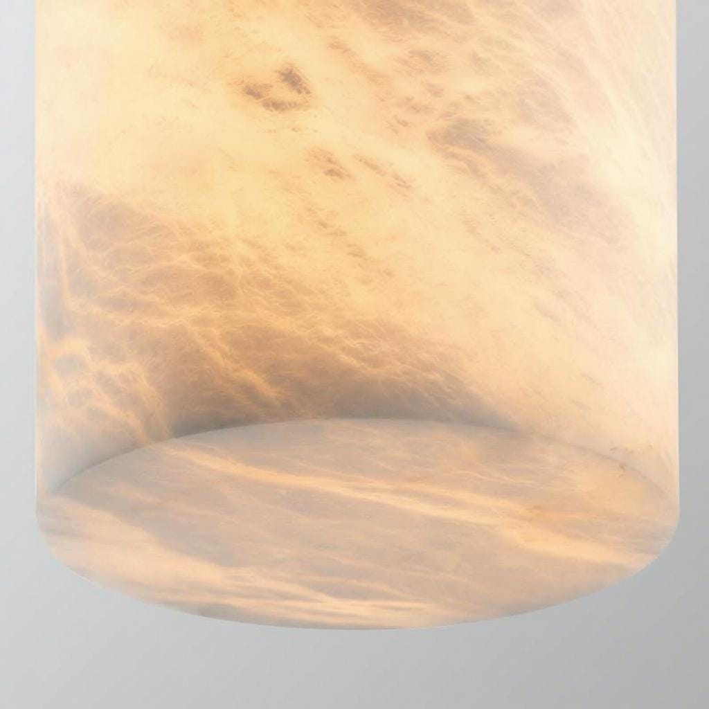 Ortheria | Alabaster Ceiling Mounted Light - Detail View #4 | HomeCartel