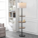 Lysorelle | Integrated Shelf Floor Lamp