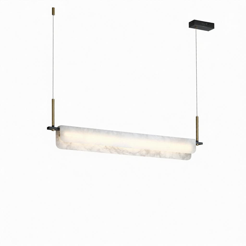 Dornorira B | Alabaster Linear Chandelier - Detail View #3 | HomeCartel
