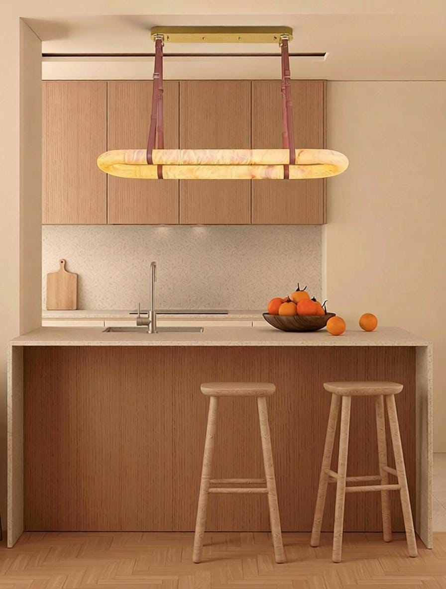 Irnorae C | Alabaster Pendant Light - Detail View #2 | HomeCartel