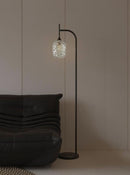Riselune | Integrated Shelf Floor Lamp