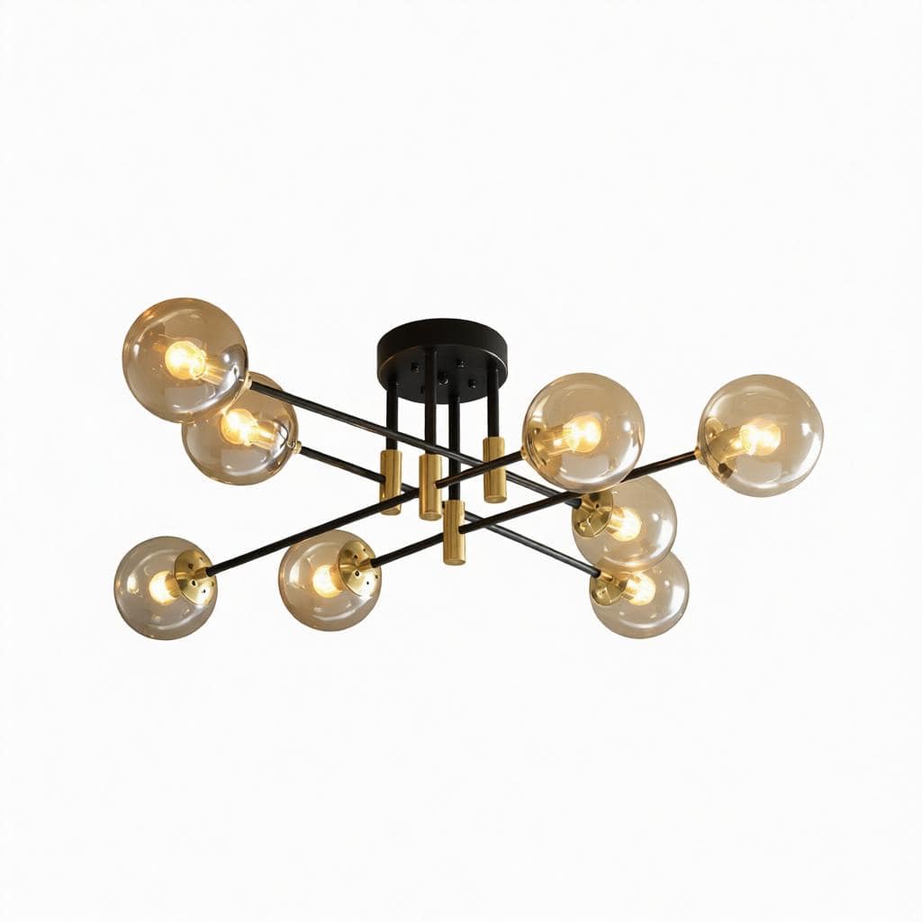Elithrae 8 | Semi Flush Mounted Light - Detail View #10 | HomeCartel