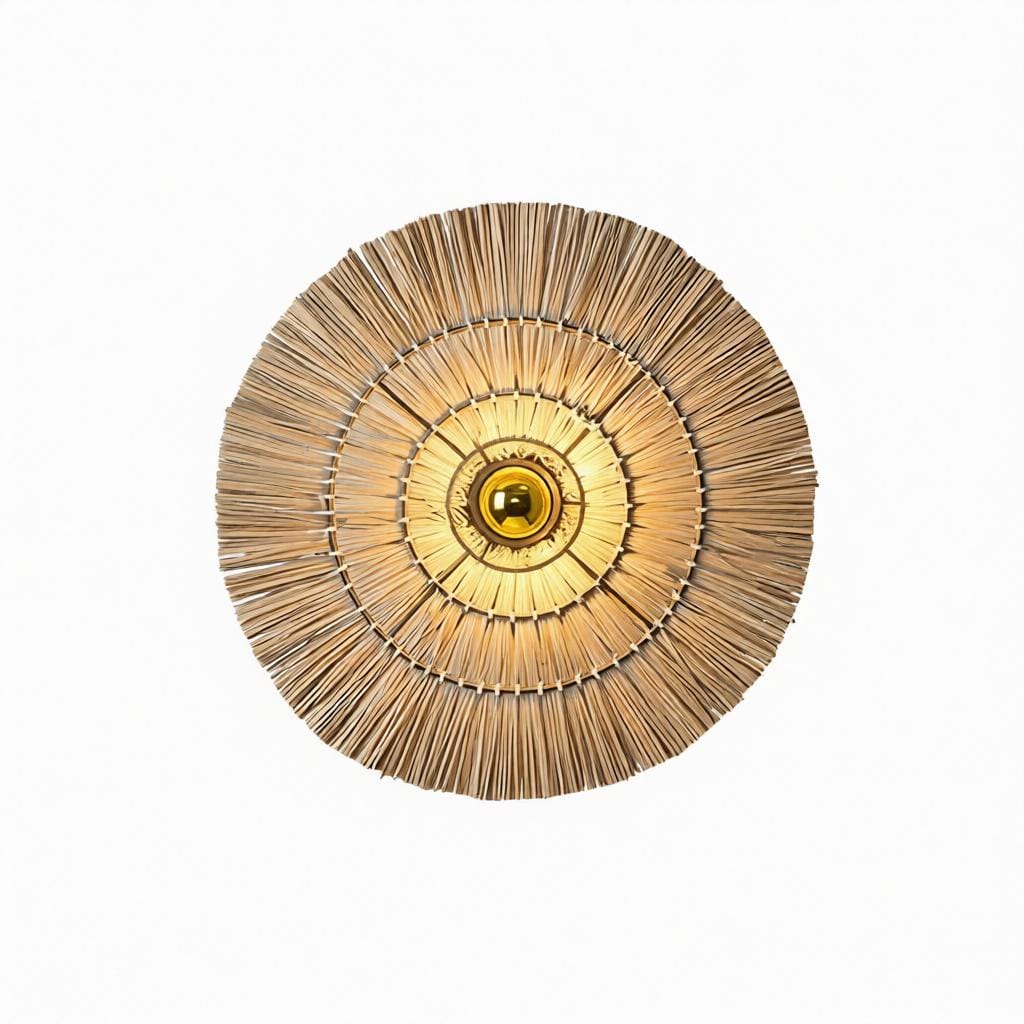 Lison | Rattan Wall Light - Detail View #5 | HomeCartel