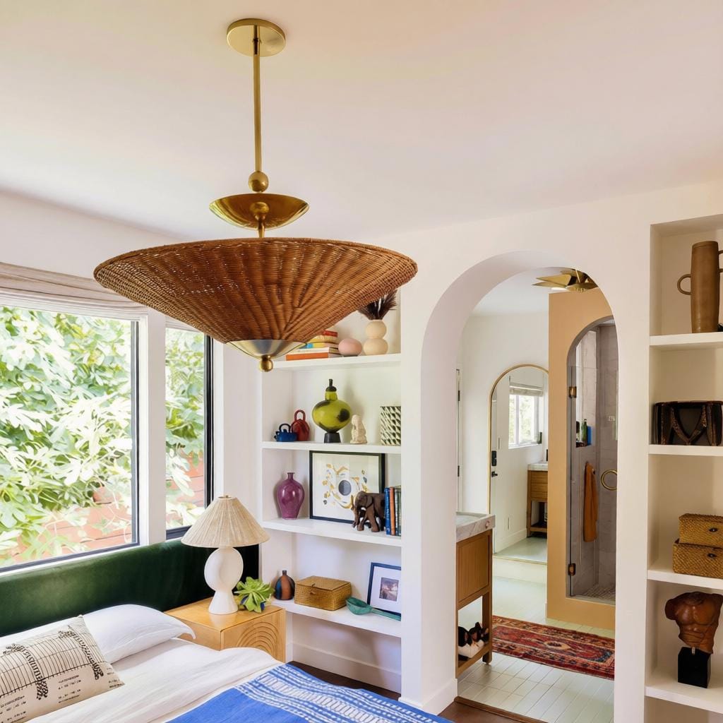 Olyra Trois | Rattan Pendant LIght - Detail View #2 | HomeCartel