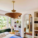 Olyra Trois | Rattan Pendant LIght