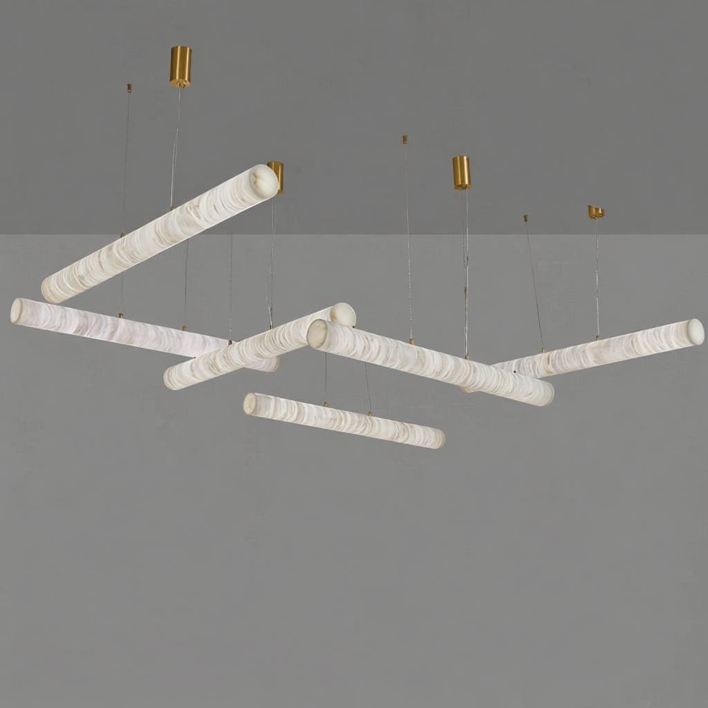 Irdrinon | Linear Alabaster Pendant Light - Detail View #2 | HomeCartel