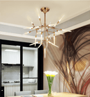 Karïn | Gold Chandelier w/ Frosted Glass - Home Cartel ®