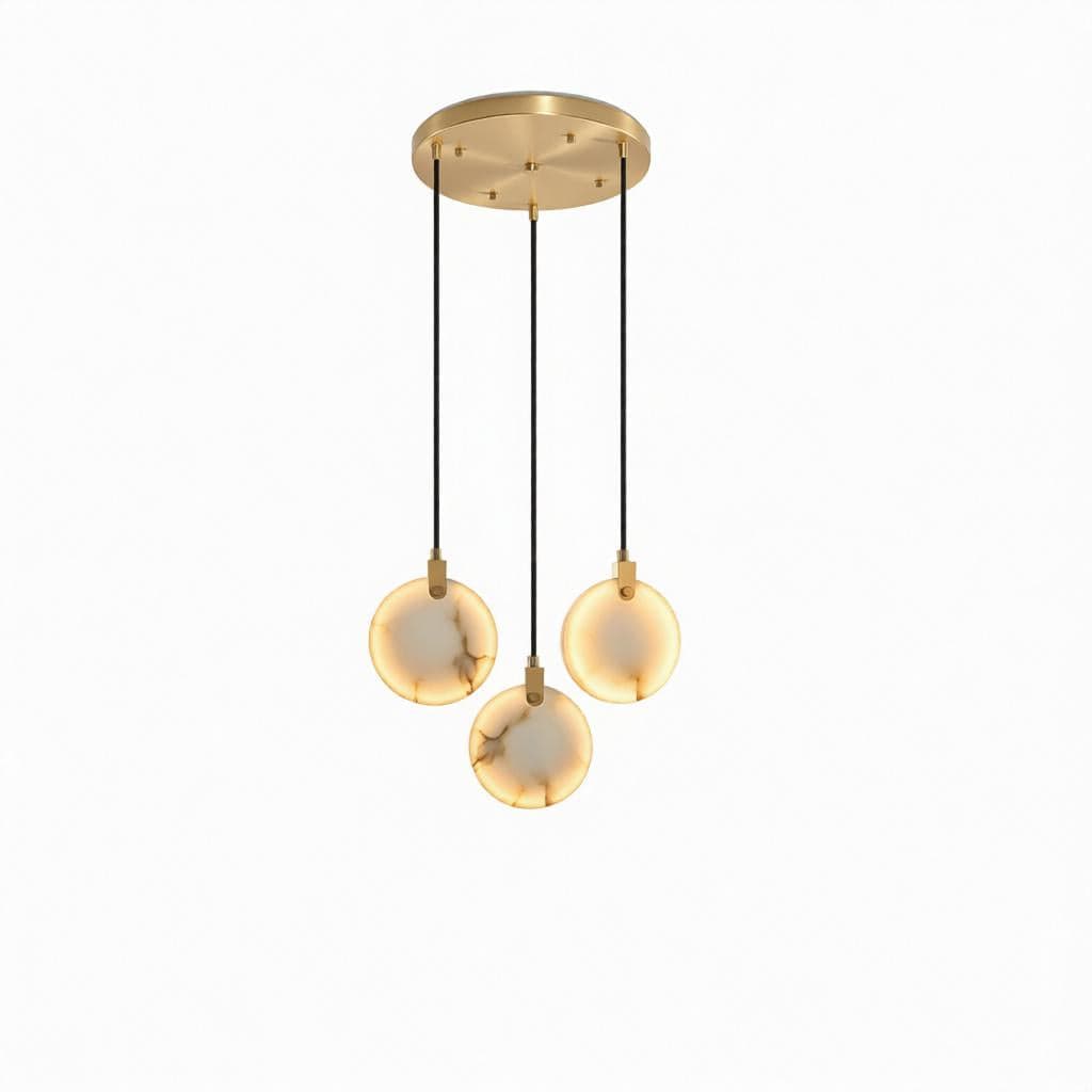 Galvalon C | Alabaster Pendant Light - Detail View #3 | HomeCartel