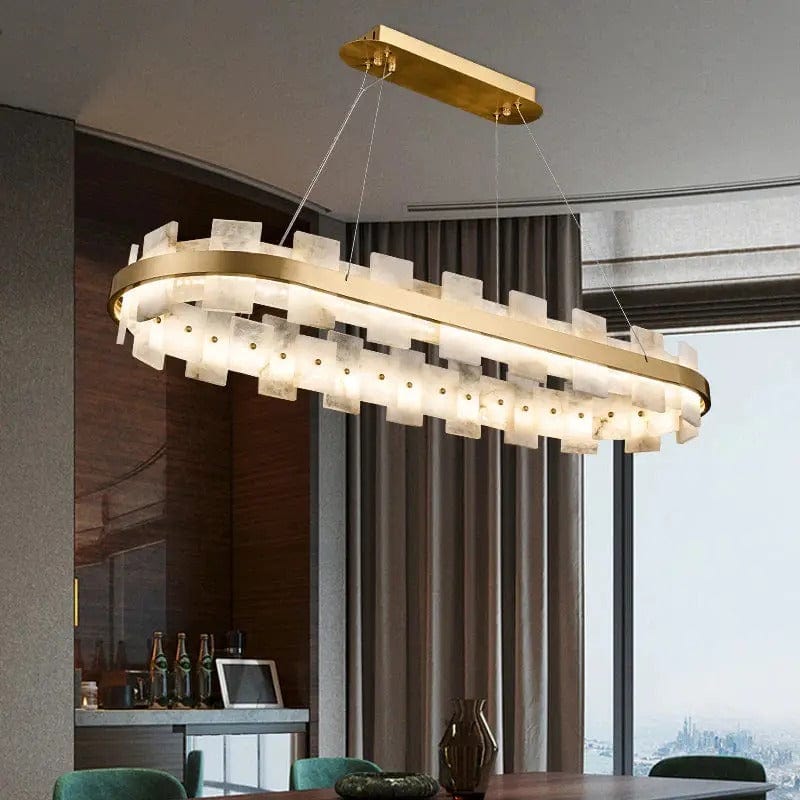 Elarian Deux | Alabaster Chandelier - Home Cartel ®