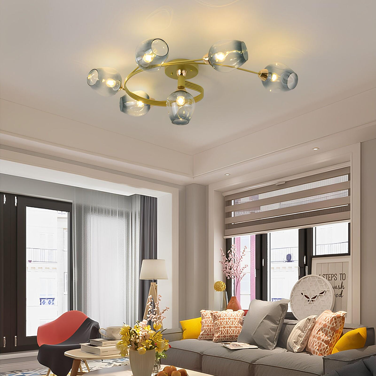 Vandonne | Semi Flush Mounted Ceiling Light