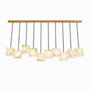 Hallina | Linear Alabaster Pendant Light