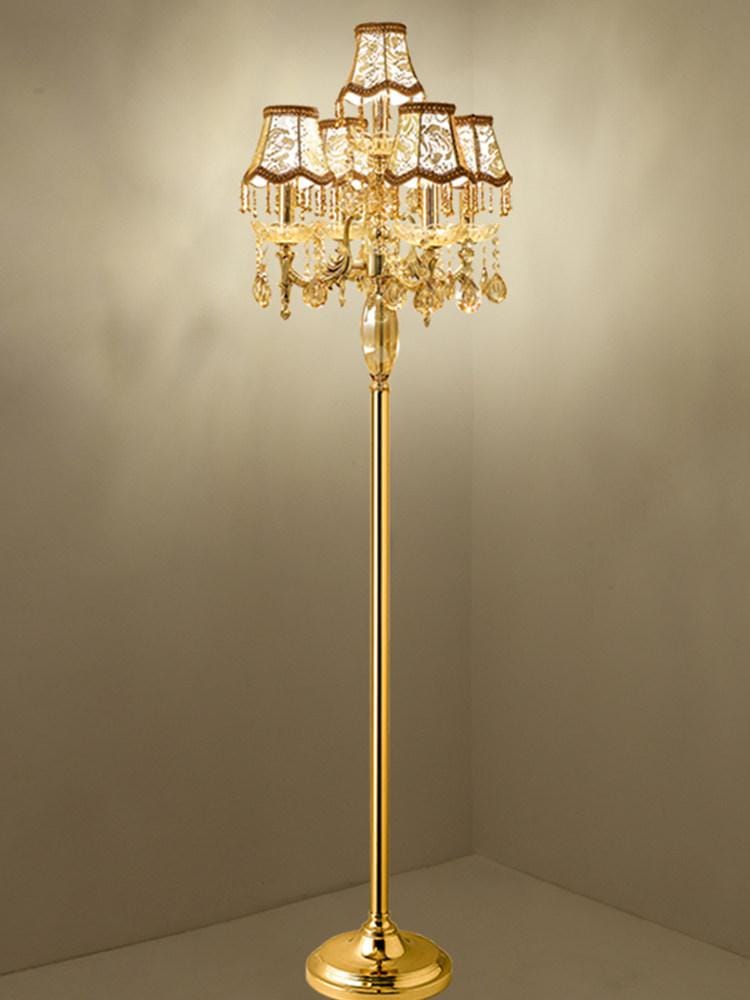 Aurynil Deux I Crystal Floor Lamp - Detail View #4 | HomeCartel