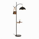 Brezelle B | Integrated Shelf Floor Lamp