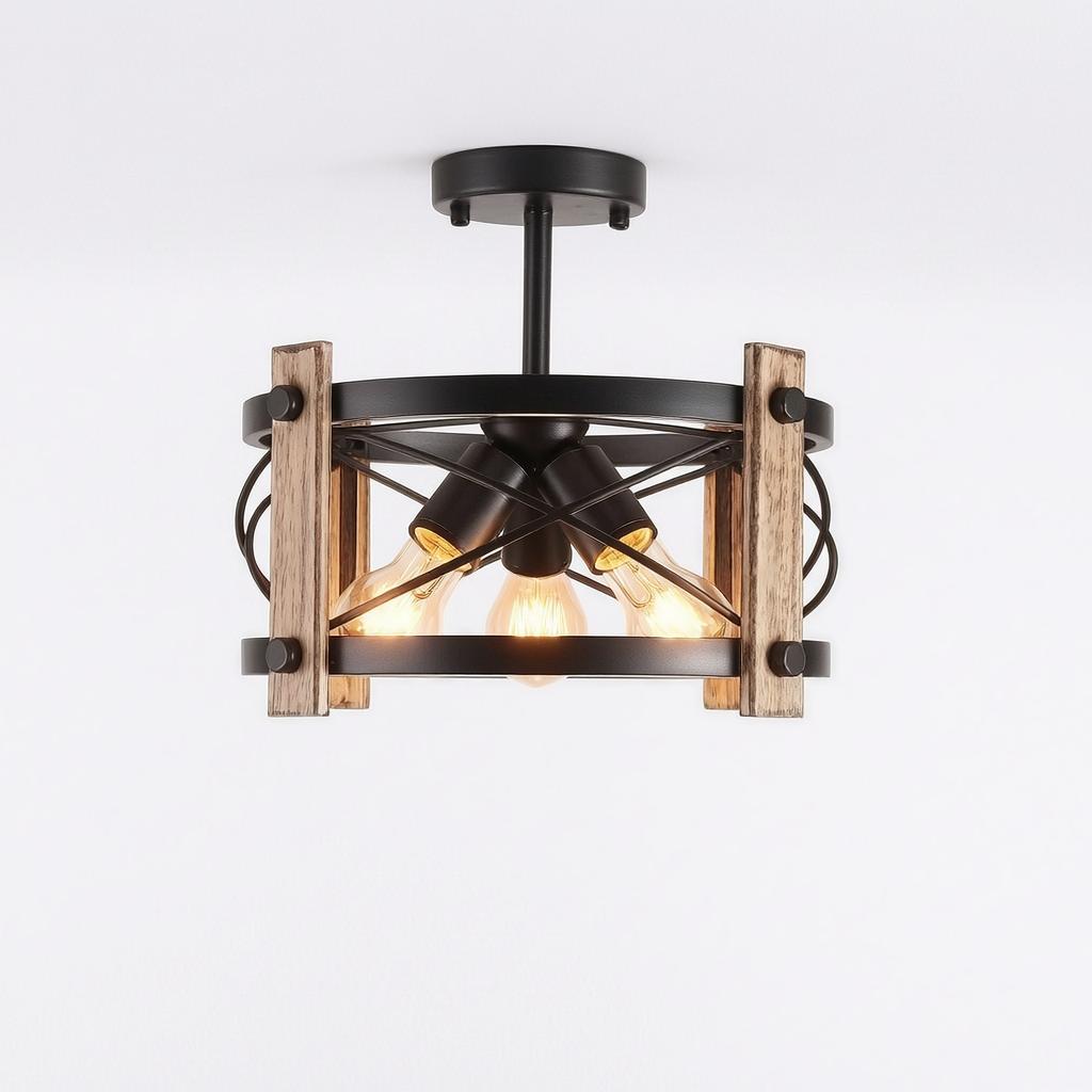 Kastrup | Semi Flush Mounted Ceiling Light