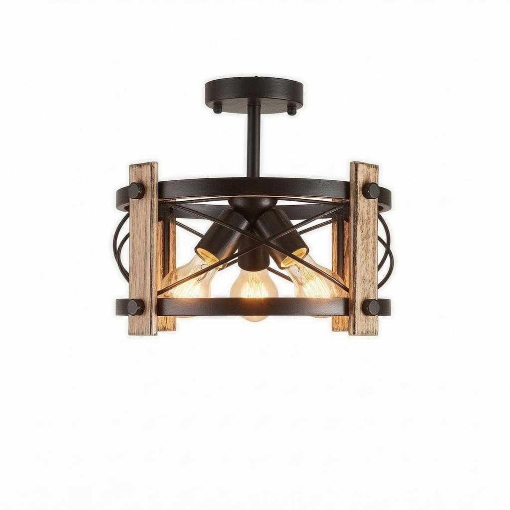 Kastrup | Semi Flush Mounted Ceiling Light