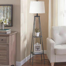Luvienne | Integrated Shelf Floor Lamp