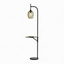 Riselune | Integrated Shelf Floor Lamp