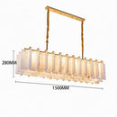 Irriniel C | Alabaster Linear Chandelier