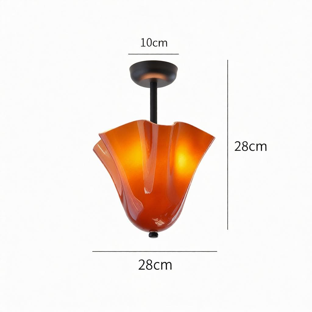 Lyrenveil B I Semi Flush Mounted Light - Detail View #7 | HomeCartel