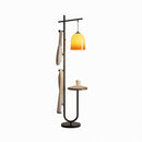 Qesthera | Integrated Shelf Floor Lamp