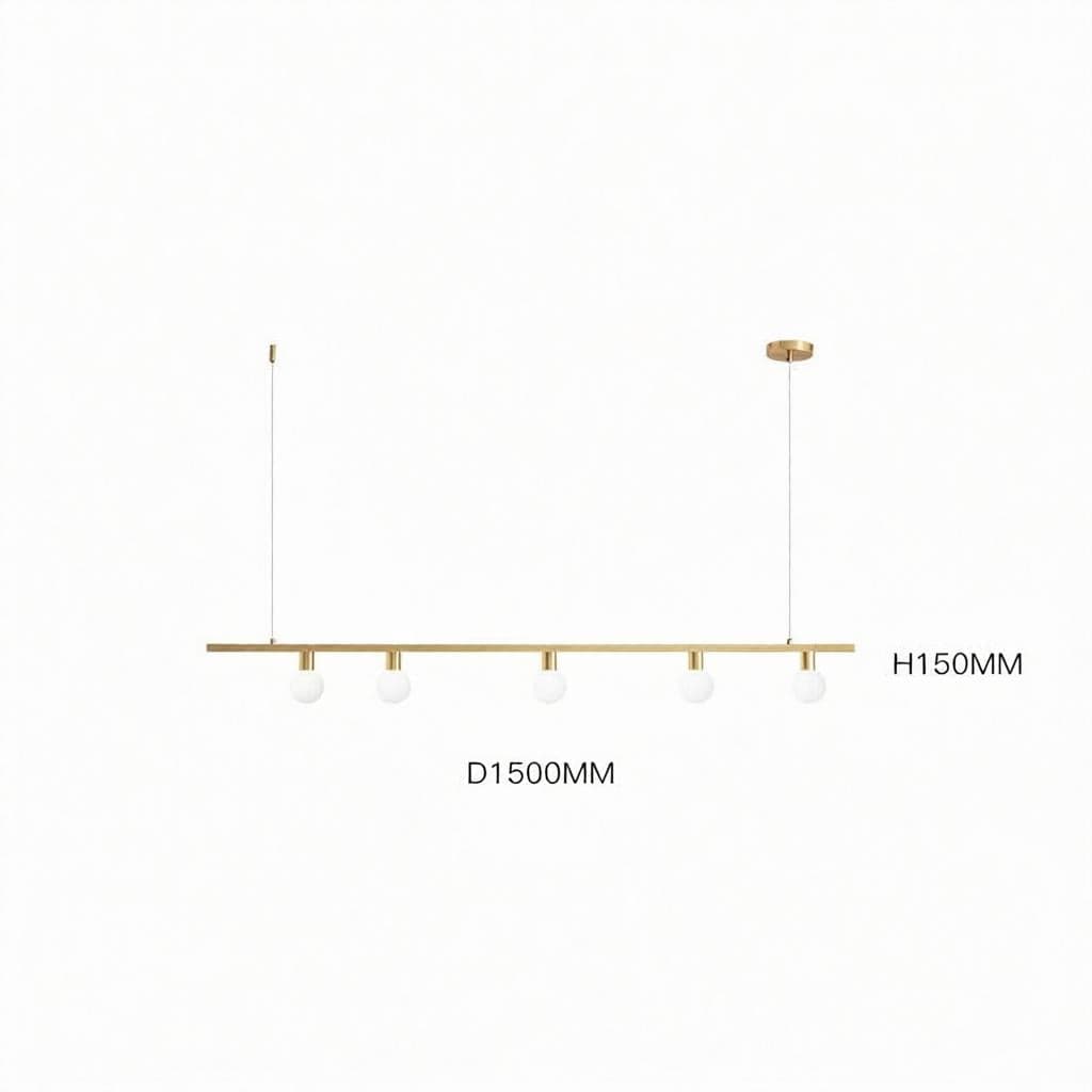 Ahuatl | Linear Chandelier - Detail View #3 | HomeCartel