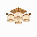 Valnela A | Alabaster Semi Flush Mounted Light