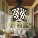 Lurellin Deux | Outdoor Semi Flush Mounted Light