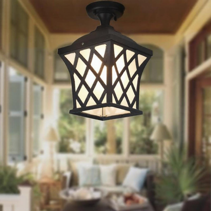 Lurellin Deux | Outdoor Semi Flush Mounted Light