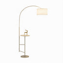 Caelune B | Integrated Shelf Floor Lamp