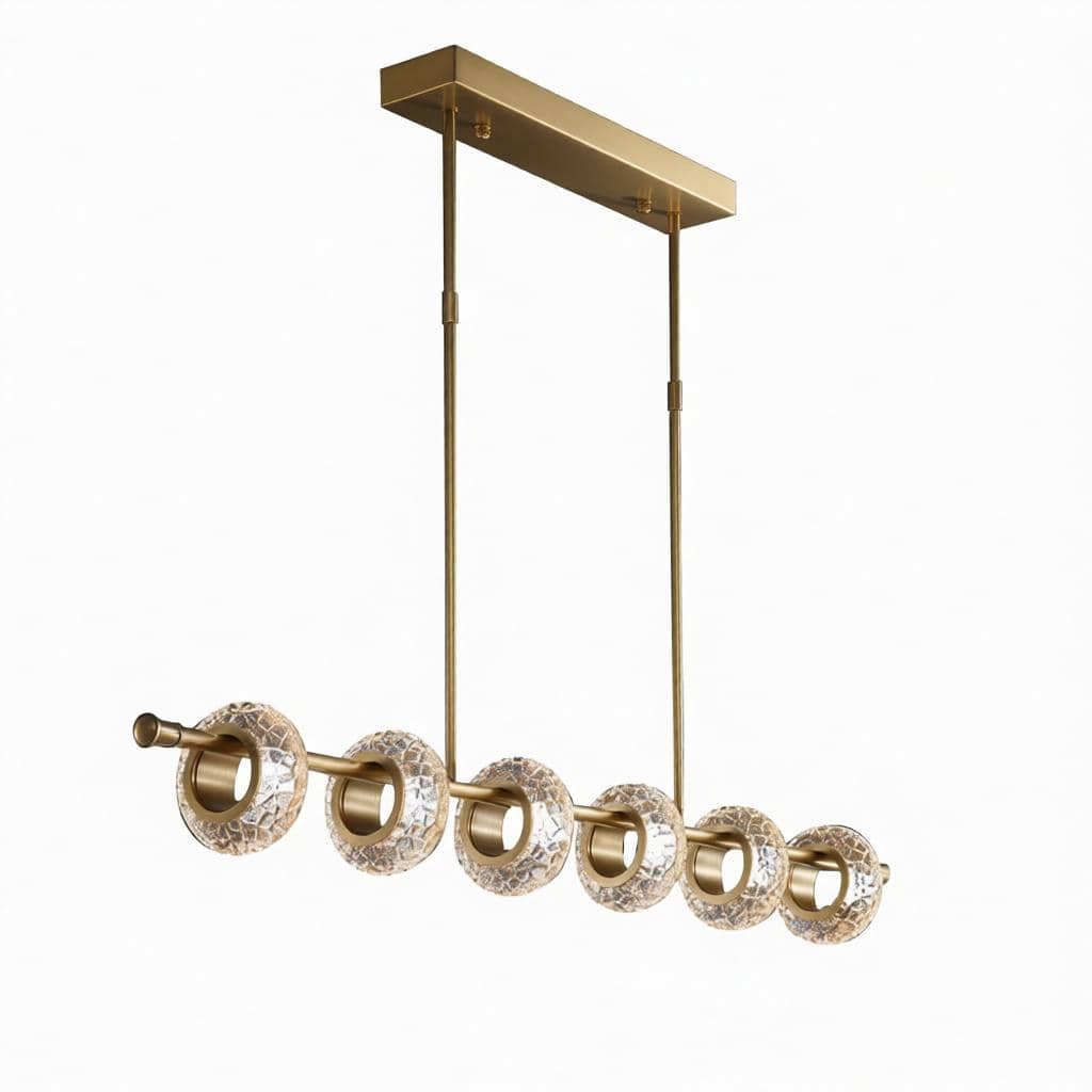 Poudial | Linear Chandelier - Detail View #2 | HomeCartel