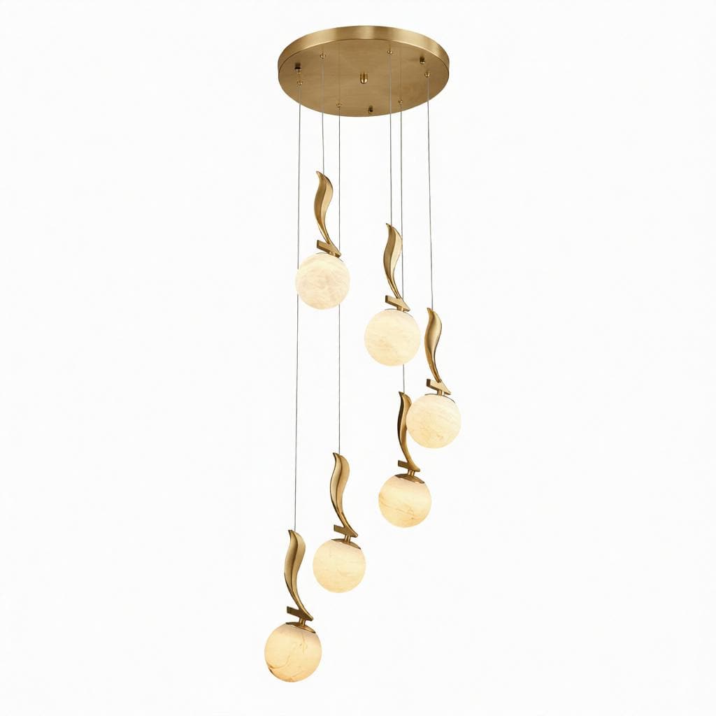 Valnorisca E | Alabaster Cluster Chandelier - Modern Cluster Chandelier | HomeCartel Philippines