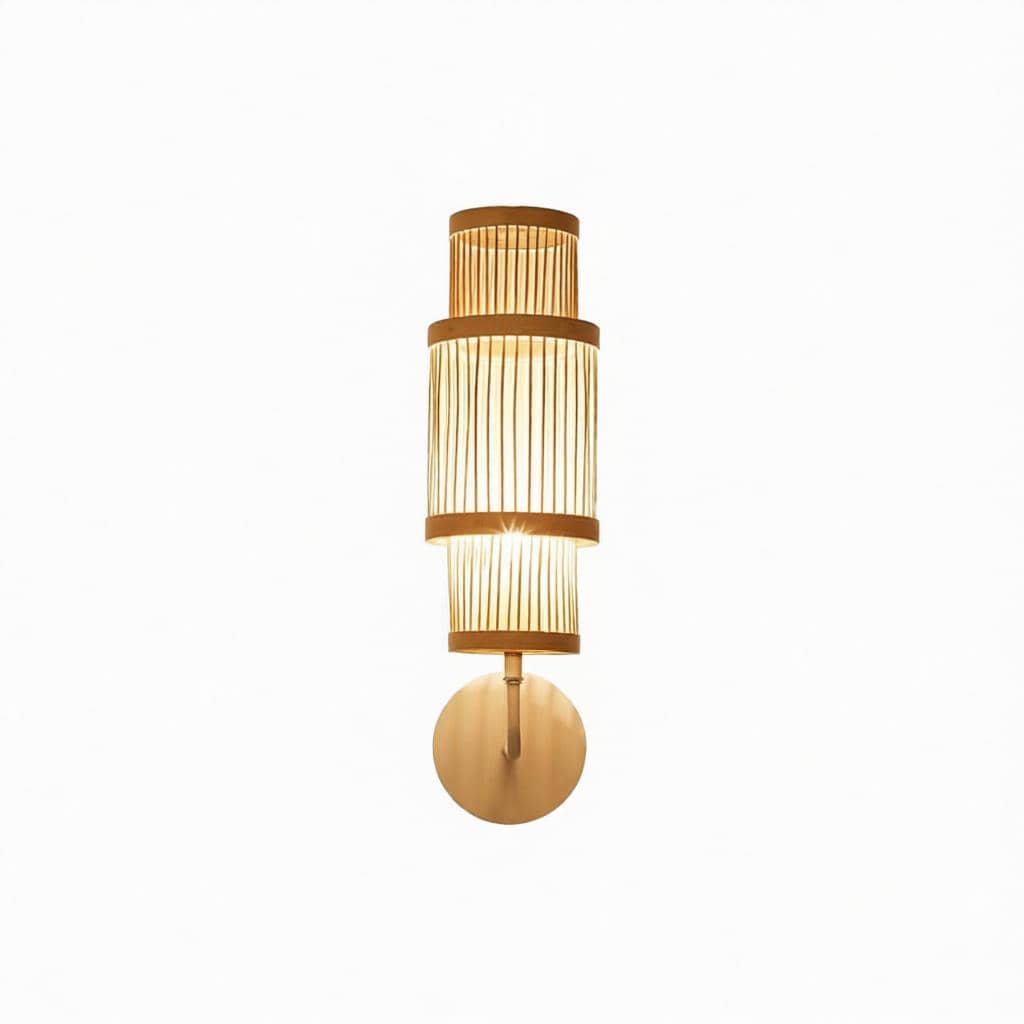 Lyselle | Rattan Wall Light - Detail View #3 | HomeCartel