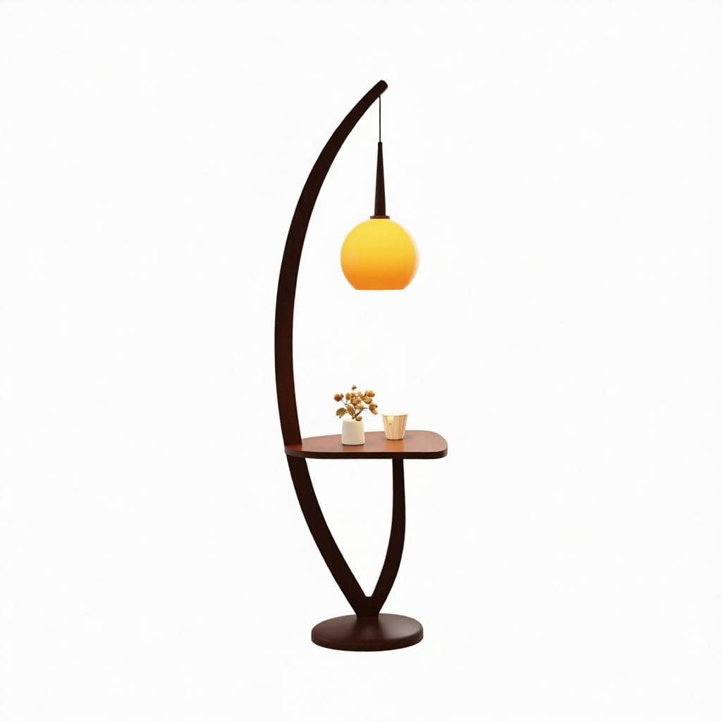 Zoravyn Eins | Integrated Shelf Floor Lamp - Detail View #9 | HomeCartel
