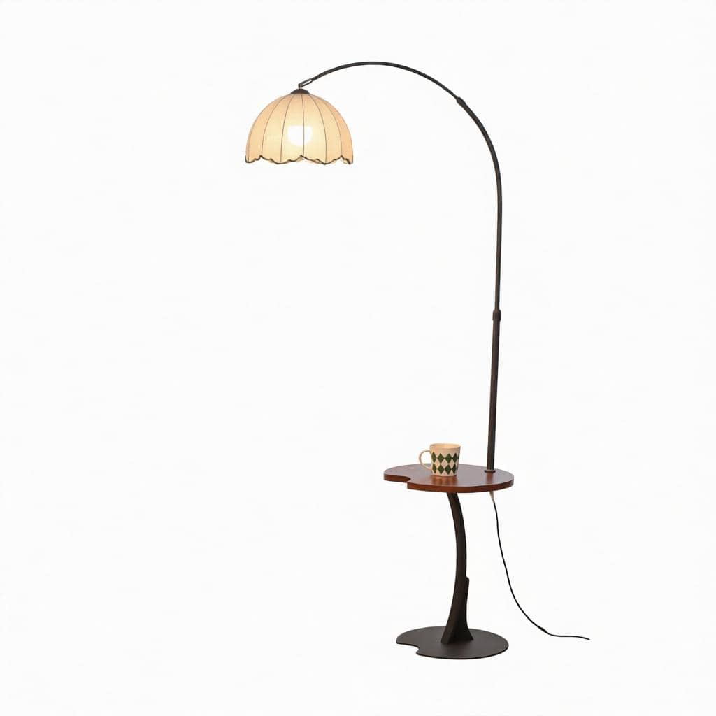 Ilyandra Eins | Integrated Shelf Floor Lamp