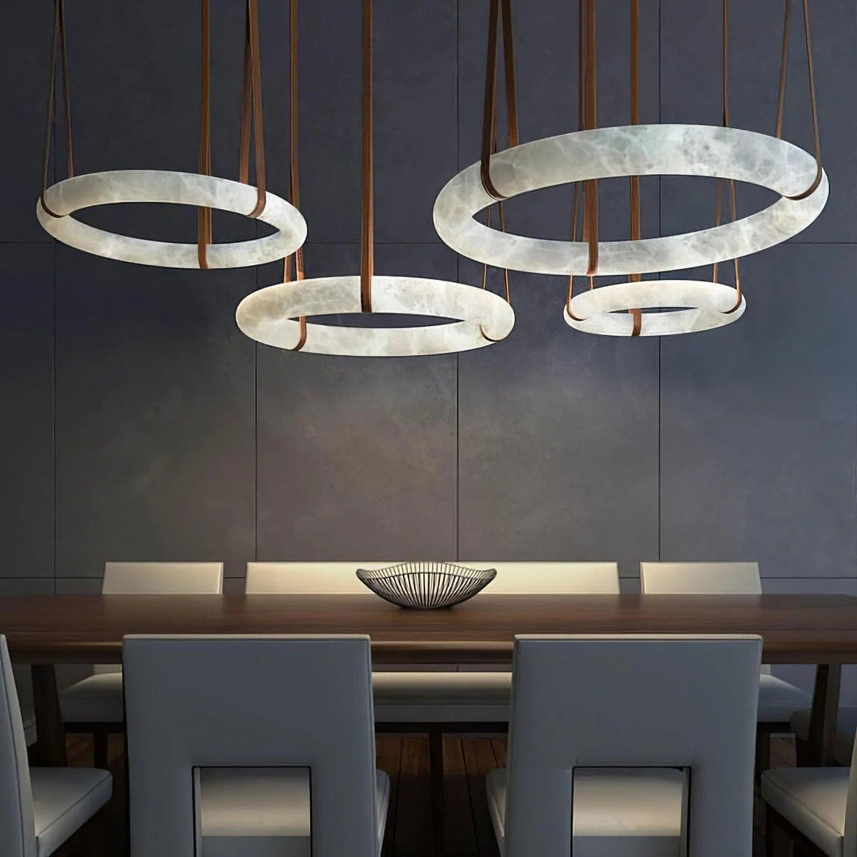 Harlexia Zwei | Alabaster Pendant Light - Detail View #2 | HomeCartel