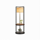Halinora Une | Integrated Shelf Floor Lamp