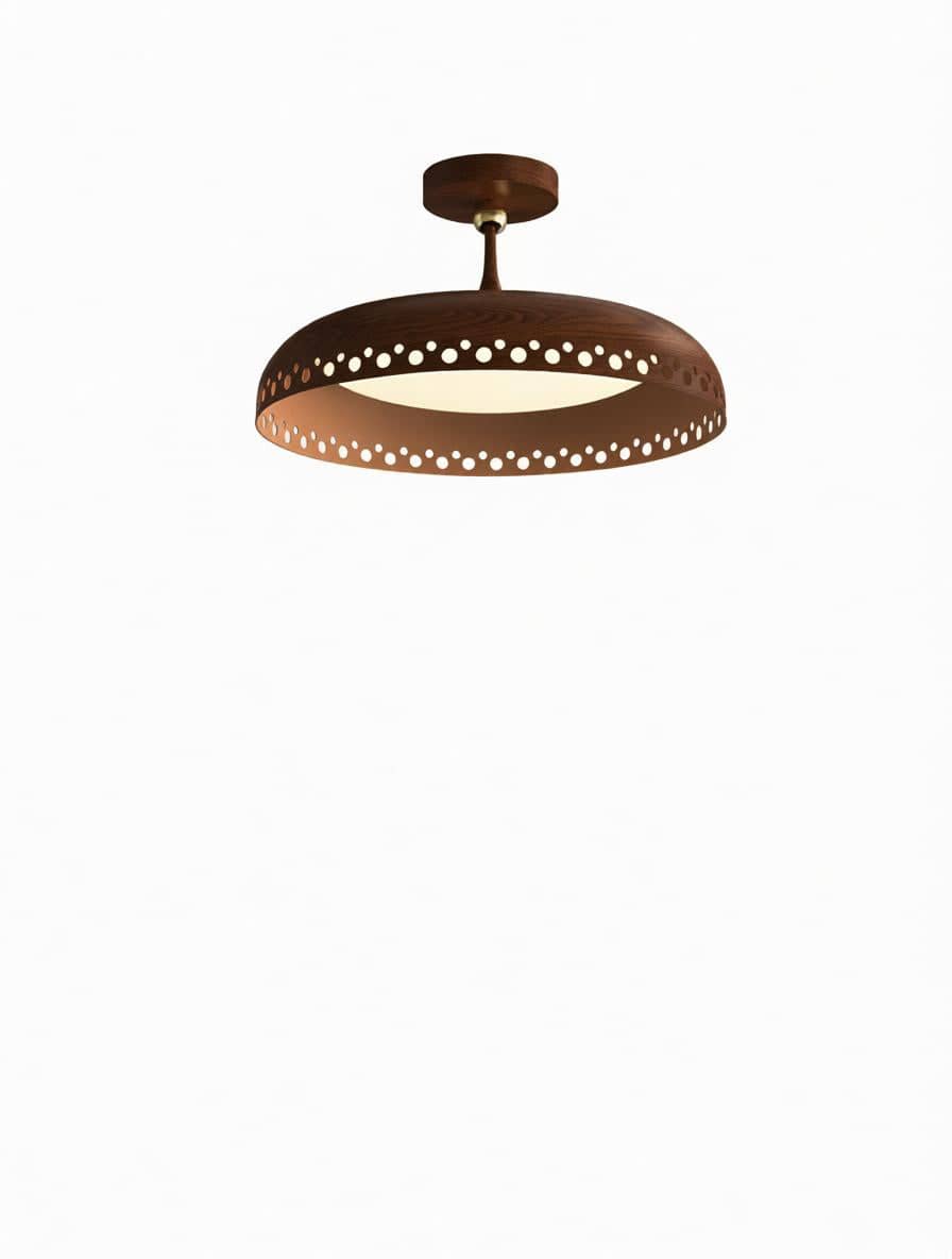 Iswick Une | Semi Flush Mounted Light - Detail View #2 | HomeCartel