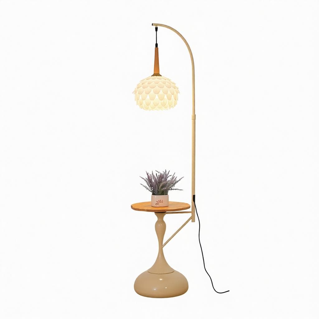 Halvessa | Integrated Shelf Floor Lamp