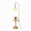 Halvessa | Integrated Shelf Floor Lamp