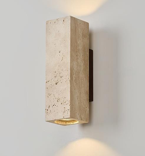 Amavine | Travertine Wall Light