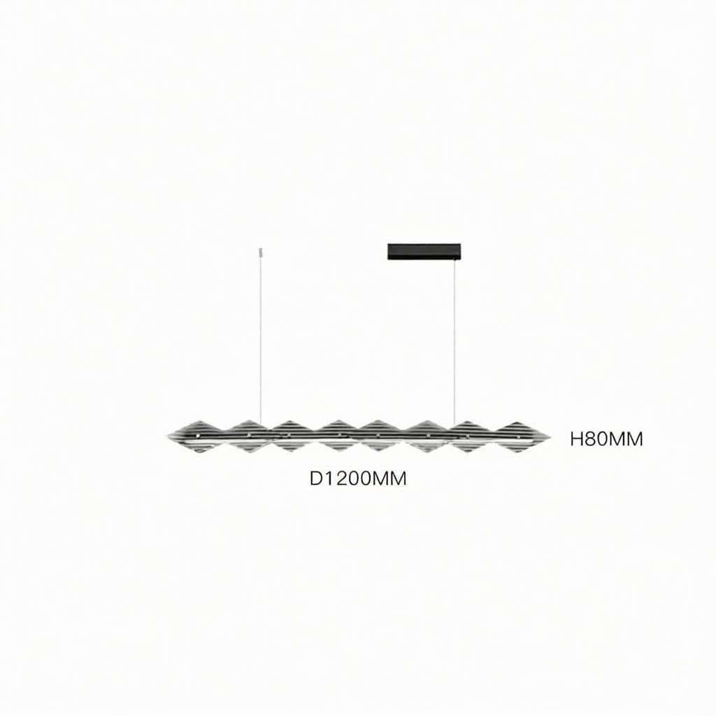 Albiar Une | Linear Chandelier - Detail View #3 | HomeCartel