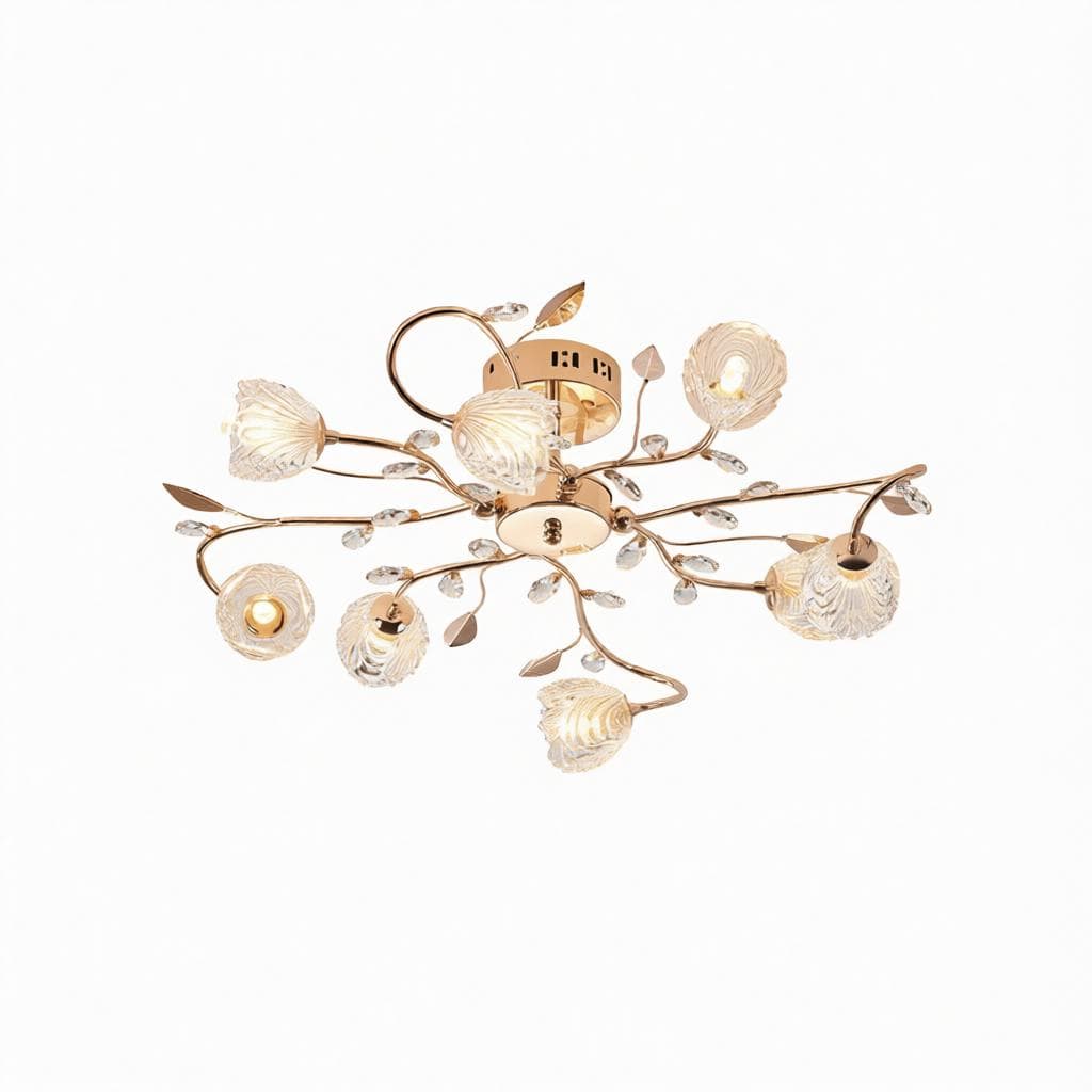 Alurien | Semi Flush Mounted Light - Detail View #10 | HomeCartel