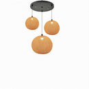 Lunastra 3 | Rattan Cluster Chandelier
