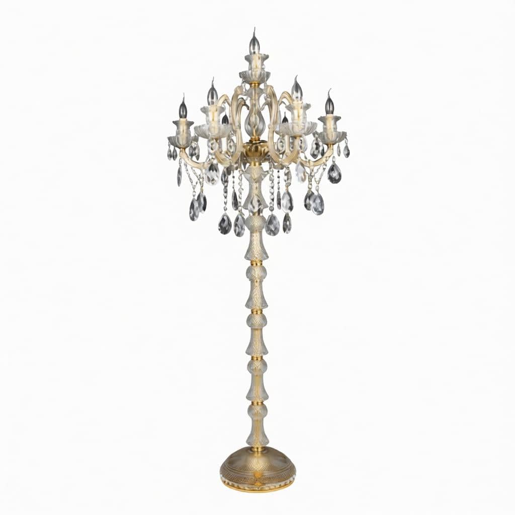 Daryntha I Crystal Floor Lamp - Detail View #10 | HomeCartel