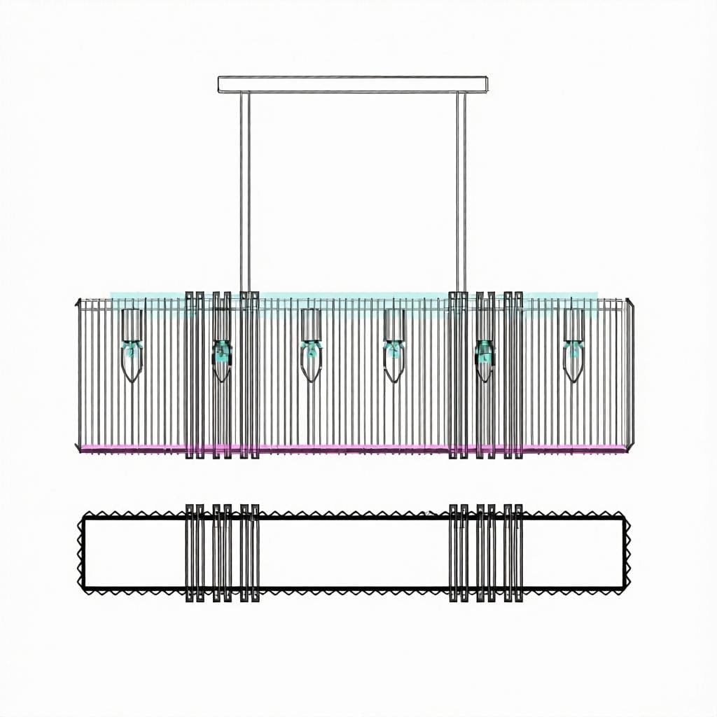 Mindrup | Linear Chandelier - Modern Chandelier | HomeCartel Philippines