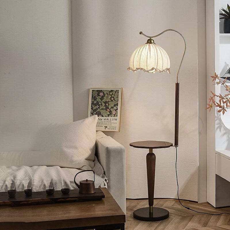 Virellune A | Integrated Shelf Floor Lamp - Detail View #2 | HomeCartel